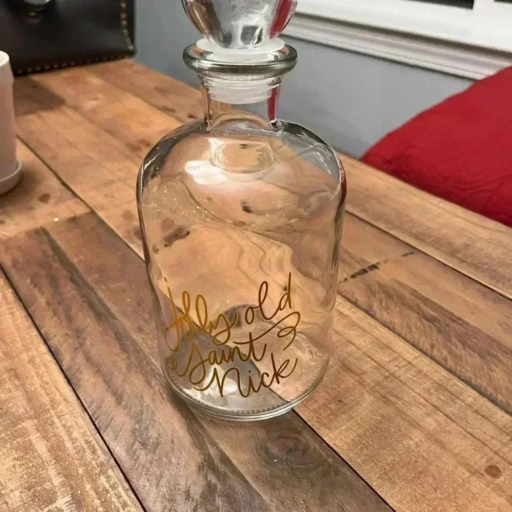 Glass Holiday Container